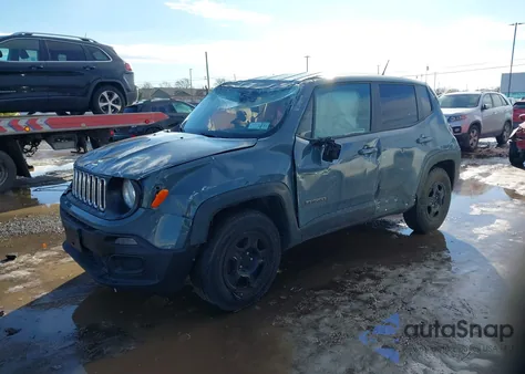 2017 Jeep Renegade Sport 4X4 из США, поврежденный, VIN ZACCJBAB7HPG06956